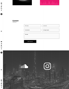 music website design portfolio 2