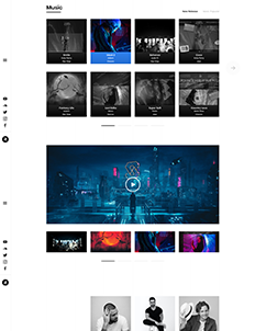 music website design portfolio 3