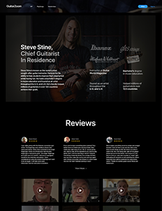 music website design portfolio 5
