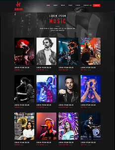 music website design portfolio 8